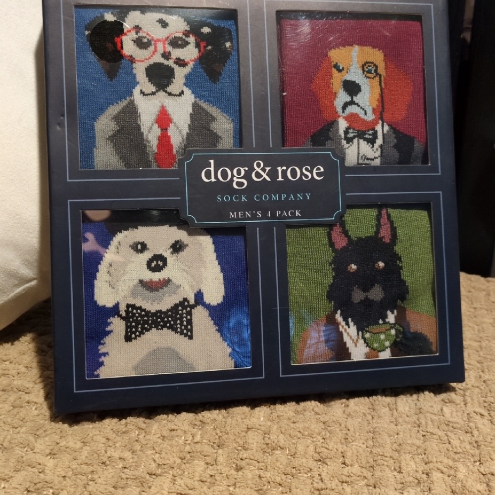 Men's Dog-Themed Sock Pack - Multicolor